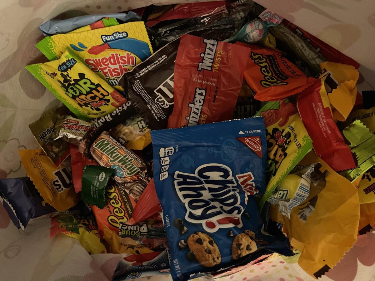 What was the most given out candy on Halloween?