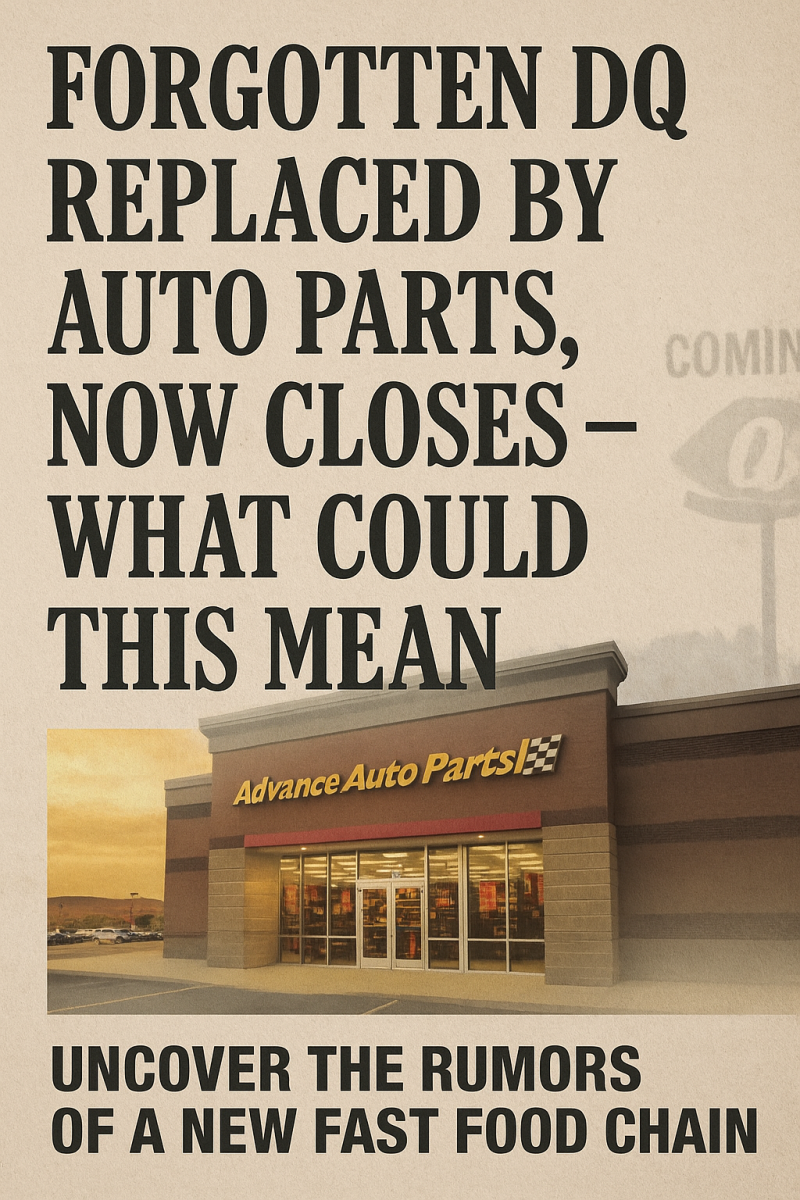 Forgotten DQ Replaced By Auto Parts, Now Closes- What This Could Mean?