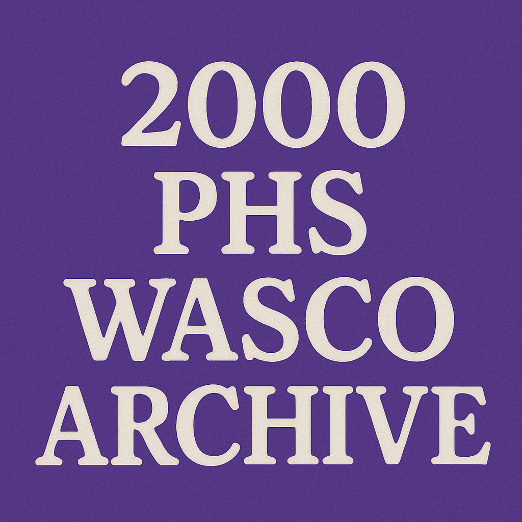 2000 PHS Wasco Archives