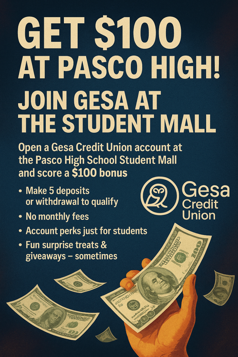 Score $100- just for banking with Gesa credit union