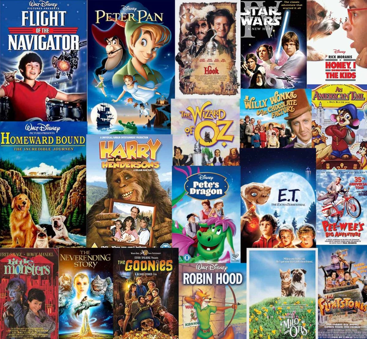 Teachers' Favorite Childhood Movies