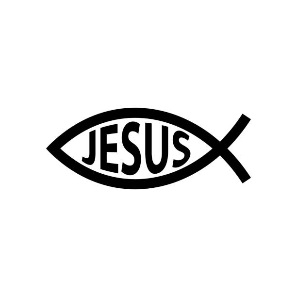 Jesus fish. Vector illustration