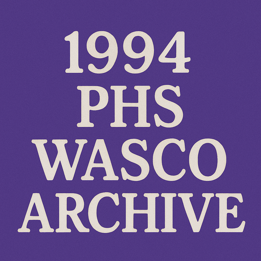 1994 PHS Wasco Archive
